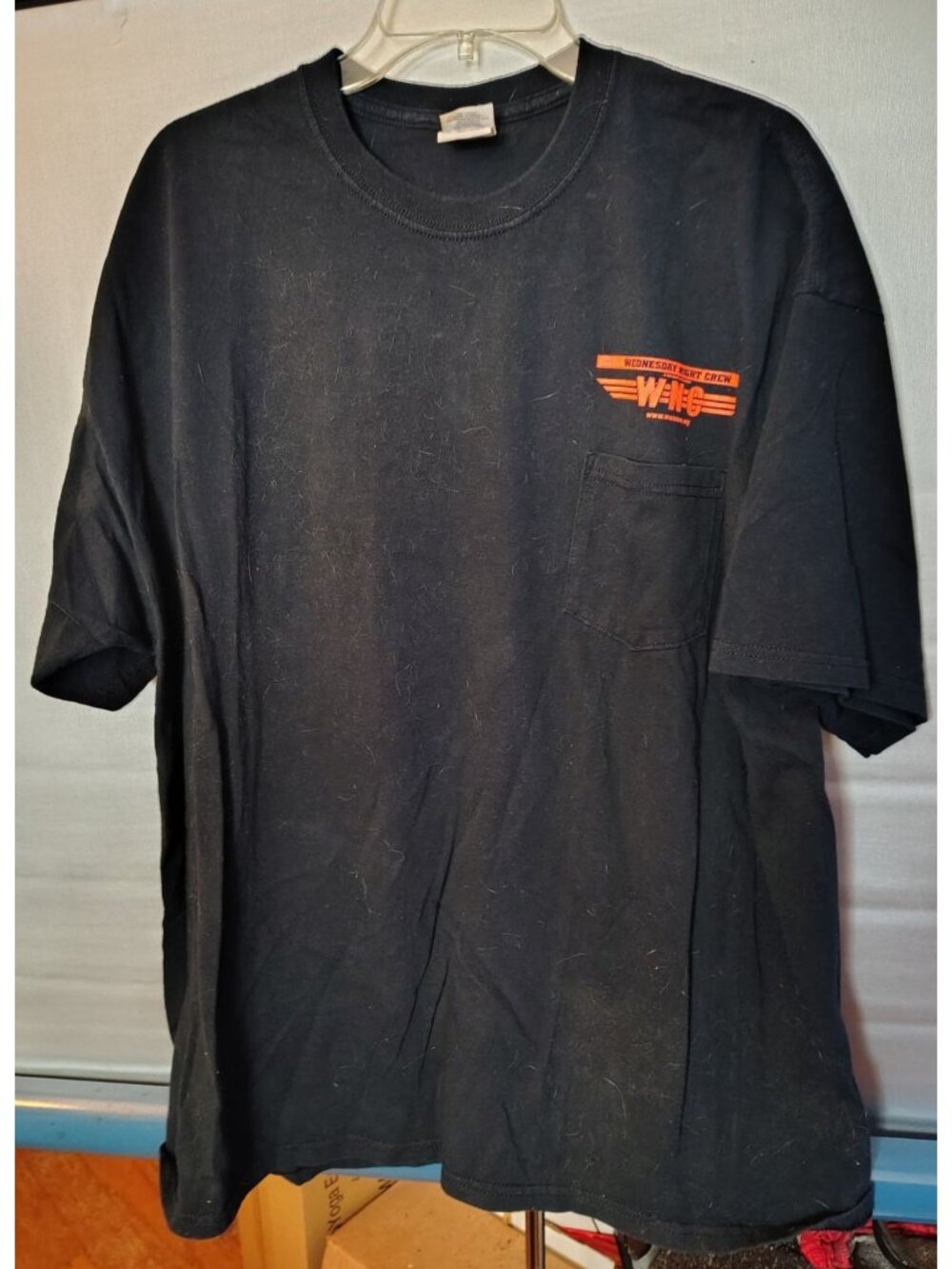 Wednesday Night Crew WNC Gildan Ultra Cotton Black Graphic T-Shirt 2XL